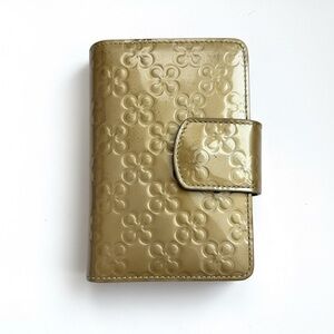 Coach Gramercy Gold Embossed Agenda Planner